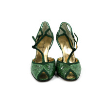 Dolce & Gabbana Décolleté Pelle Verde
