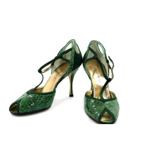 Dolce & Gabbana Décolleté Pelle Verde