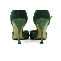 Dolce & Gabbana Décolleté Pelle Verde