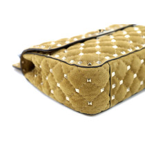 Valentino Spike Media Suede Havana Beige
