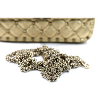 Valentino Spike Small Pelle Oro Laminato