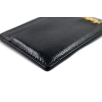 Saint Laurent Portacarte Cassandre Tiny Pelle Nera