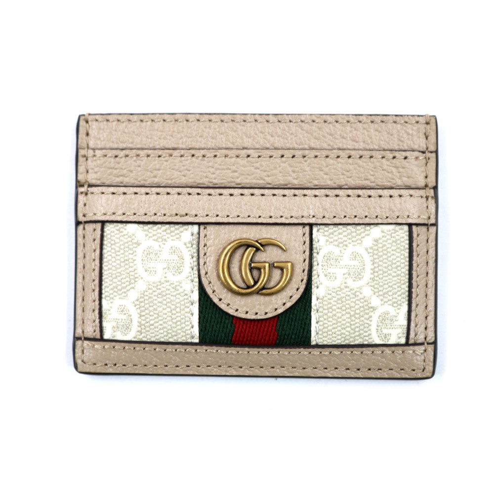 Gucci Portacarte Ophidia GG Beige