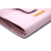 Prada Portafoglio Pelle Rosa