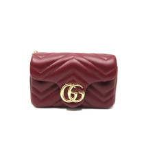 Gucci Mini Marmont Bordeaux