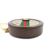 Gucci Tracolla Ophidia Mini Rotonda GG Marrone