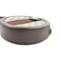 Gucci Tracolla Ophidia Mini Rotonda GG Marrone
