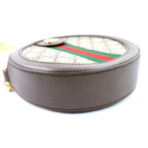 Gucci Tracolla Ophidia Mini Rotonda GG Marrone