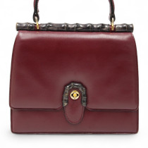 Gucci Bamboo Pelle Bordeaux