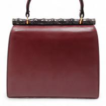 Gucci Bamboo Pelle Bordeaux