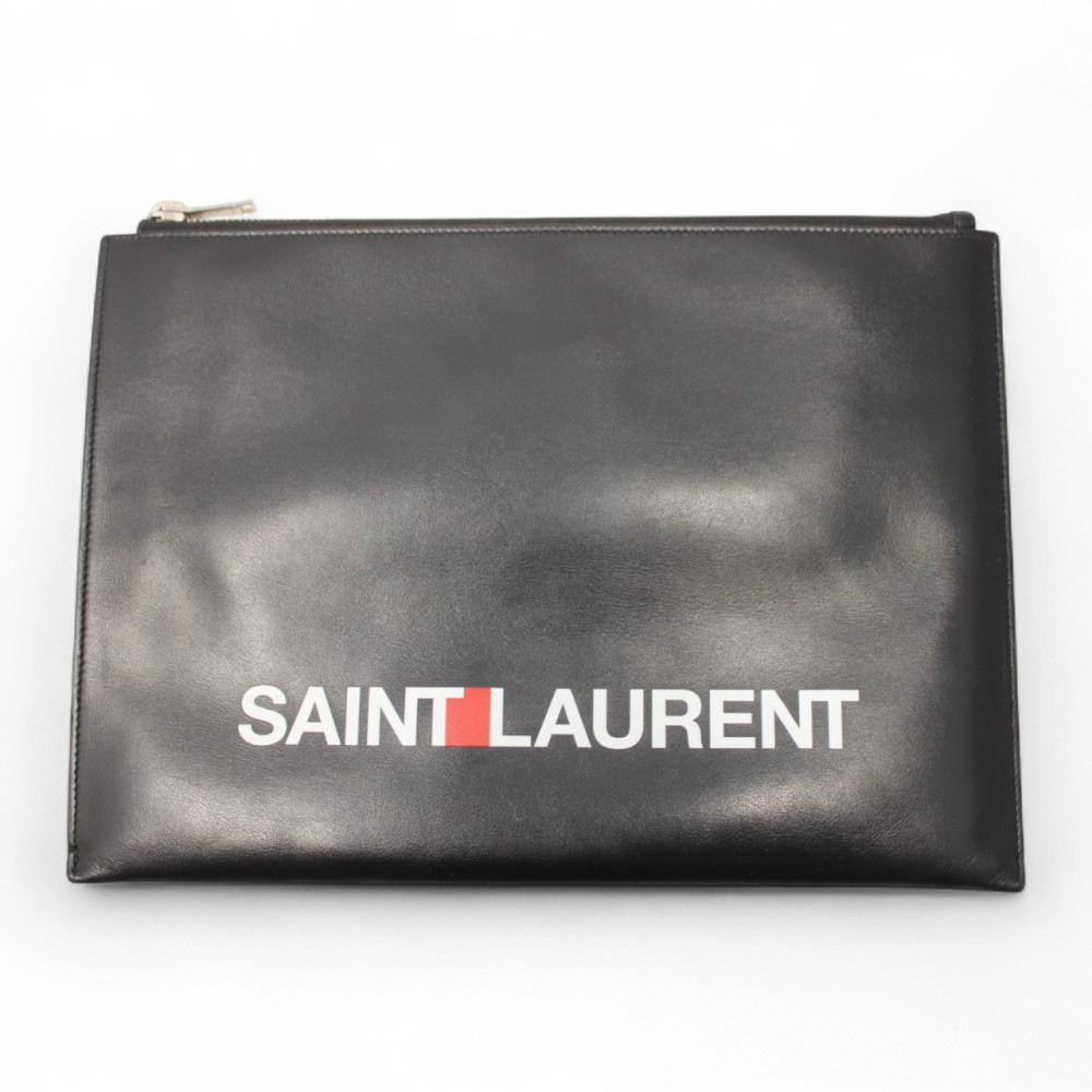 Saint Laurent Pochette Pelle Nera