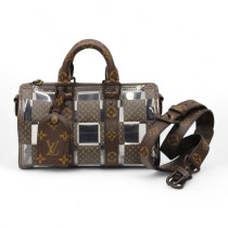 Louis Vuitton Keepall 25 PVC Marrone