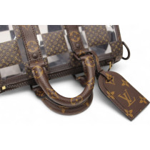 Louis Vuitton Keepall 25 PVC Marrone