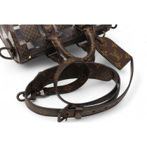 Louis Vuitton Keepall 25 PVC Marrone