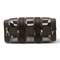 Louis Vuitton Keepall 25 PVC Marrone