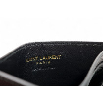 Saint Laurent Portacarte Pelle Nera