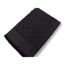 Louis Vuitton Stola Seta e Lana Nera
