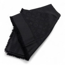 Louis Vuitton Stola Seta e Lana Nera