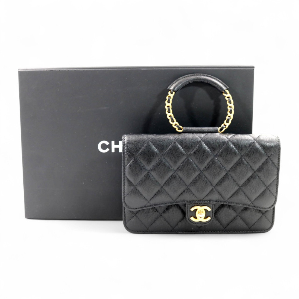Chanel Wallet On Chain Classic Pelle Nera