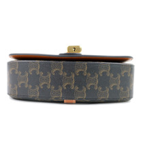 Cèline Clutch On Strap Tabou Tela Marrone