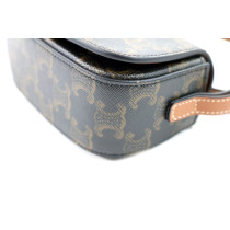 Cèline Clutch On Strap Tabou Tela Marrone
