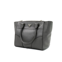 Prada Shopping City Calf Pelle Grigio Marmo