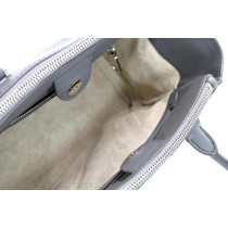 Prada Shopping City Calf Pelle Grigio Marmo
