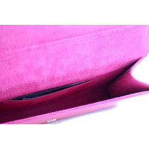 Saint Laurent Clutch Pelle Fucsia