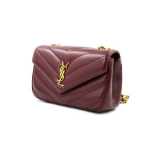 Saint Laurent Lou Lou Small Pelle Burgundy