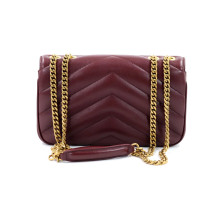 Saint Laurent Lou Lou Small Pelle Burgundy