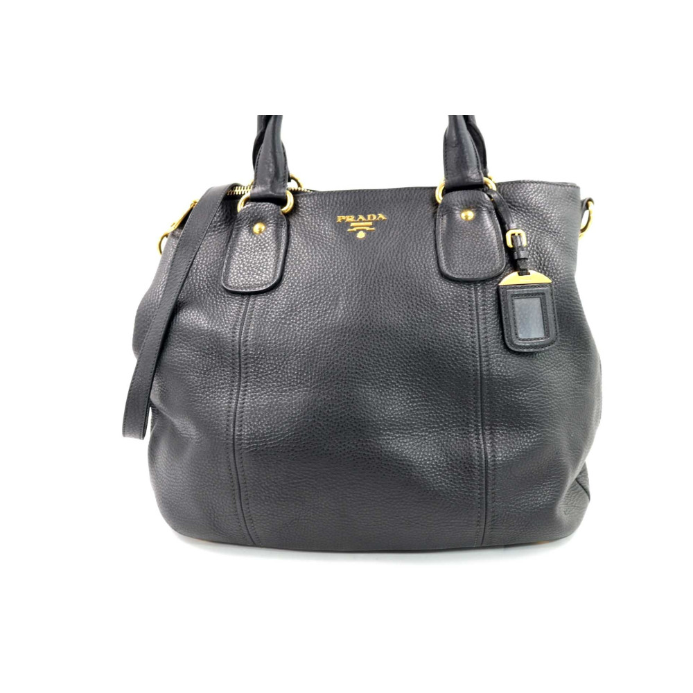 Prada Shopping Pelle Nera