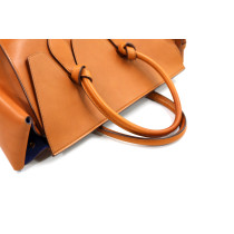 Celine Tie Tote Bag Pelle Cuoio