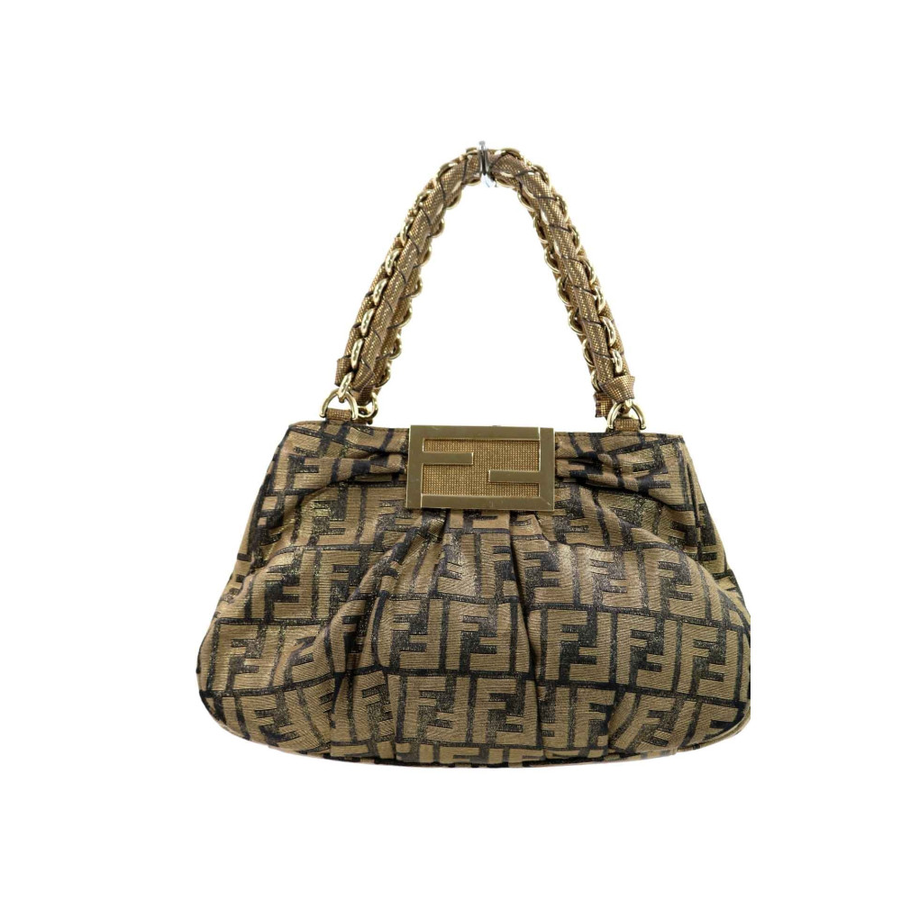 Fendi Mia Bag Zucca Oro e Nera