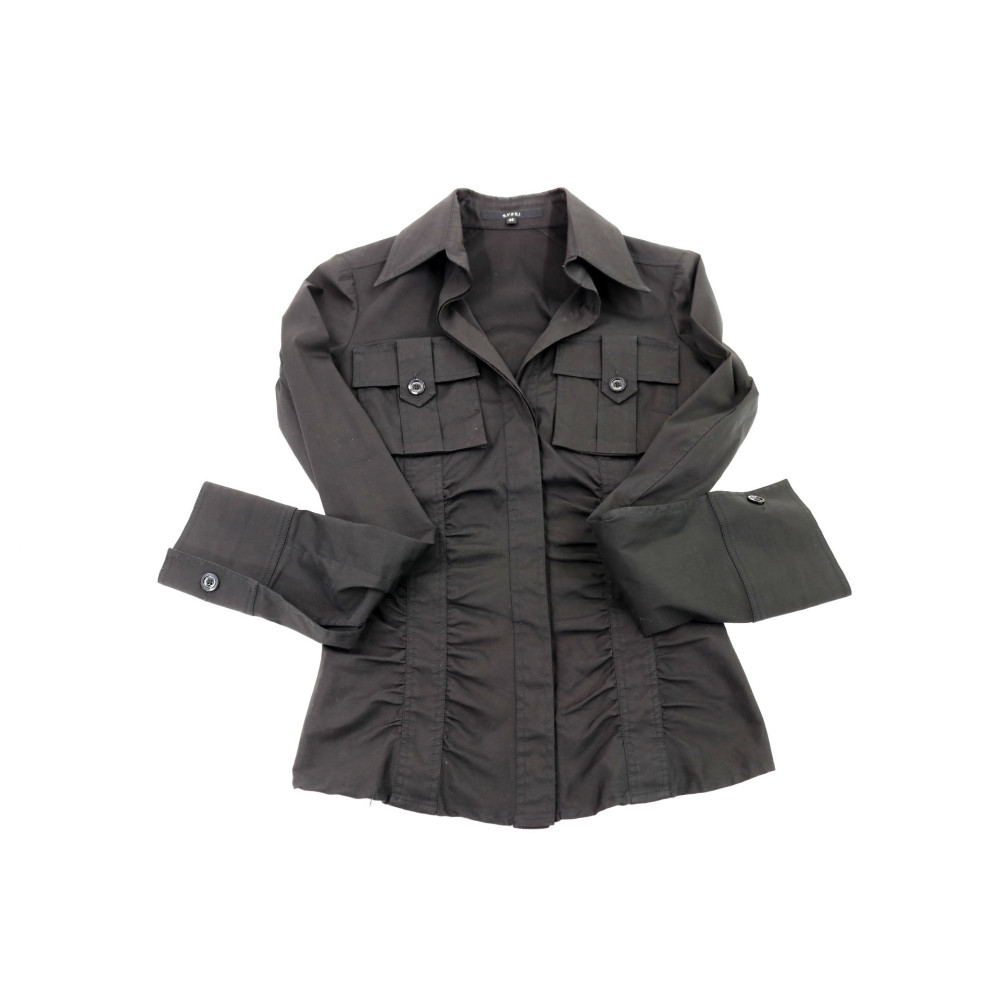 Gucci Camicia Cotone e Nylon Nera