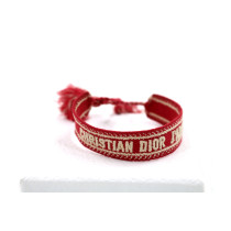 Dior Bracciale Tela Rossa e Bianca