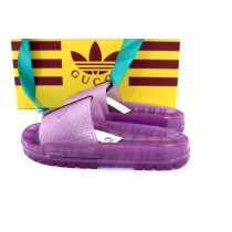Gucci per Adidas Ciabatte Adilette Slide Gomma Viola