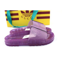 Gucci per Adidas Ciabatte Adilette Slide Gomma Viola
