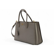 Prada Shopping Pelle Saffiano Tortora