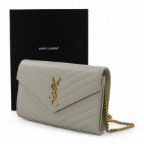 Saint Laurent Cassandre Pelle Avorio