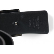 Valentino Cintura One Stud Pelle Nera