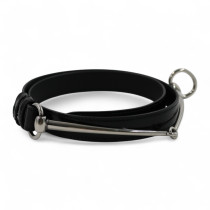 Gucci Cintura Horsebit Belt Pelle Nera