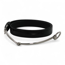 Gucci Cintura Horsebit Belt Pelle Nera