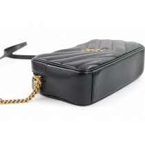 Saint Laurent Camera Bag Lou Lou Pelle d'Agnello Nera