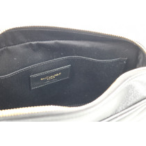 Saint Laurent Camera Bag Lou Lou Pelle d'Agnello Nera