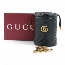 Gucci Secchiello Pelle Nera