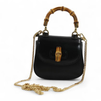 Gucci Bamboo Pelle Nera