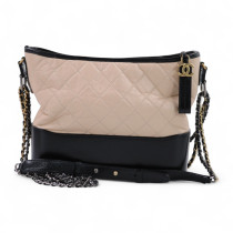 Chanel Gabrielle Pelle Nera e Beige
