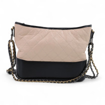 Chanel Gabrielle Pelle Nera e Beige