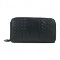 Bottega Veneta Portafoglio Pelle Blu
