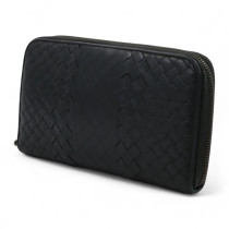 Bottega Veneta Portafoglio Pelle Blu